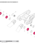 Kit de cojinetes de pivote Darco/Lowdown/Reazon Horst/Clevis